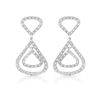 Image 1 : Genuine 0.67 TCW 14K White Gold Ladies Earring - REF-69M2F