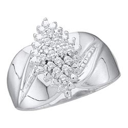 0.50CT Diamond Anniversary 10KT Ring White Gold