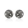 Image 1 : Genuine 0.99 TCW 14K White Gold Ladies Earring - REF-97K7R