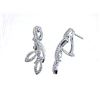 Image 1 : Genuine 14K White Gold 0.52CTW Diamond Earring - REF-77W2G