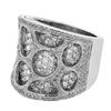Image 1 : Genuine 14K White Gold 3.29CTW Diamond Rings - REF-292W4G
