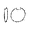 Image 1 : Genuine 1.05 TCW 18K White Gold Ladies Earring - REF-126A2X