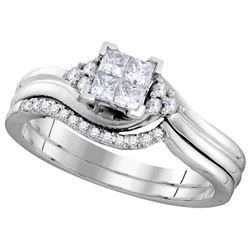 0.33CT Diamond Invisible 10KT Ring White Gold