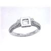 Image 1 : Genuine 14K White Gold 0.83CTW Diamond Semi Mount Ring - REF-71K2R