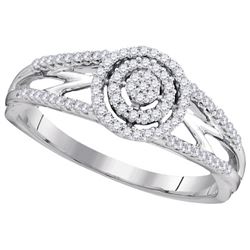 0.20CT Diamond Micro-Pave 10KT Ring White Gold