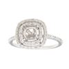 Image 1 : Genuine 14K White Gold 0.53CTW Diamond Semi Mount Ring - REF-51X6Y