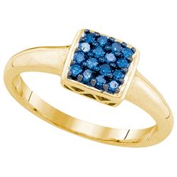 0.20CT Diamond Anniversary 10KT Ring Yellow Gold