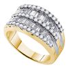 Image 1 : 1.0CT Diamond Anniversary 14KT Ring Yellow Gold