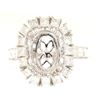 Image 1 : Genuine 14K White Gold 2.57CTW Diamond Semi Mount Ring - REF-346R3H