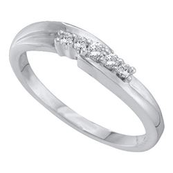 0.10CT Diamond Promise 10KT Ring White Gold