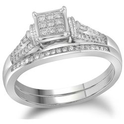 0.20CT Diamond Bridal 14KT Ring White Gold