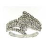 Image 1 : 0.50CT Diamond Cluster 10KT Ring White Gold