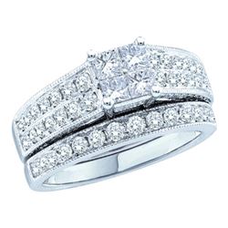 0.75CT Diamond Invisible 14KT Ring White Gold
