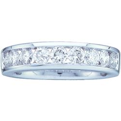 0.50CT Diamond Anniversary 14KT Ring White Gold