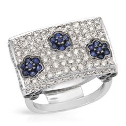 Genuine 2.35 TCW 14K White Gold Ladies Ring - REF-122A4X