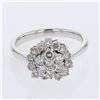Image 1 : Genuine 14K White Gold 1.01CTW Diamond Rings - REF-93W8G