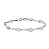 Image 1 : Genuine 1.27 TCW 14K White Gold Ladies Bracelet - REF-113N4A