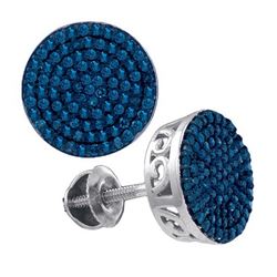 0.50CT Diamond Micro-Pave 10KT Earrings White Gold