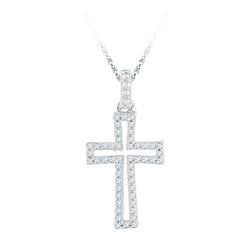 0.15CT Diamond Anniversary 10KT Pendant White Gold
