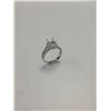 Image 1 : Genuine 14K White Gold 0.93CTW Diamond Semi Mount Ring - REF-113Y2Z