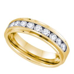 1.0CT Diamond Anniversary 14KT Ring Yellow Gold