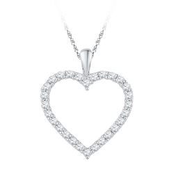 0.25CT Diamond Anniversary 10KT Pendant White Gold