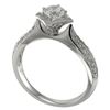 Image 1 : Genuine 14K White Gold 0.53CTW Diamond Semi Mount Ring - REF-66A6X