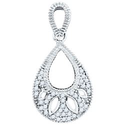 0.10CT Diamond Anniversary 10KT Pendant Yellow Gold