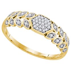0.10CT Diamond Anniversary 10KT Ring Yellow Gold
