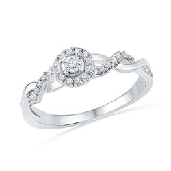 0.02CT Diamond Anniversary 10KT Ring White Gold