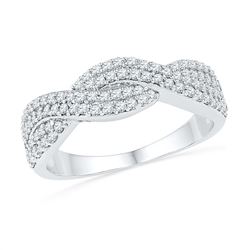 0.50CT Diamond Anniversary 10KT Ring White Gold