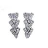 Image 1 : Genuine 14K White Gold 1CTW Diamond Earring - REF-126G4M