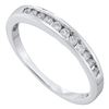 Image 1 : 0.25CT Diamond Anniversary 14KT Ring White Gold