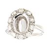 Image 1 : Genuine 14K White Gold 0.99CTW Diamond Semi Mount Ring - REF-124G7M
