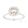 Image 1 : Genuine 14K White Gold 0.38CTW Diamond Semi Mount Ring - REF-57Z6T