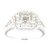 Image 1 : Genuine 14K White Gold 1.03CTW Diamond Semi Mount Ring - REF-103W7G