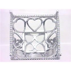 Genuine 14K White Gold 0.4CTW Diamond Semi Mount Ring - REF-74X9Y