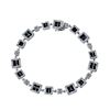 Genuine 3.49 TCW 14K White Gold Ladies Bracelet - REF-427W4G