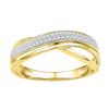 Image 1 : 0.02CT Diamond Anniversary 10KT Ring Yellow Gold