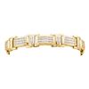 Image 1 : 5CT Diamond Mens 14KT Bracelet Yellow Gold
