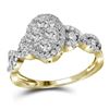 Image 1 : 1.0CT Diamond Anniversary 10KT Ring Yellow Gold