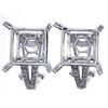 Image 1 : Genuine 14KWhite Gold 0.27CTW Diamond Semi-Mount Earrings - REF-78G3M