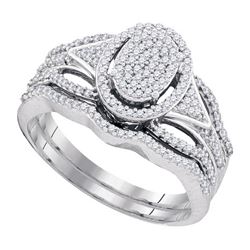 0.35CT Diamond Bridal 10KT Ring White Gold