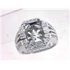 Image 1 : Genuine 14K White Gold 0.63CTW Diamond Semi Mount Ring - REF-106T2K