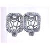 Image 1 : Genuine 14KWhite Gold 0.53CTW Diamond Semi-Mount Earrings - REF-82K2R