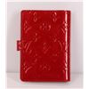Image 4 : Authentic Louis Vuitton Red Vernis Monogram Agenda Planner