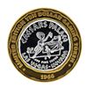 Image 1 : .999 Silver Caesars Palace Las Vegas, Nevada $10 Casino Limted Edition Gaming To