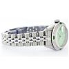 Image 4 : Rolex Stainless Steel Emerald and Diamond Datejust Ladies Wristwatch