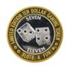 Image 2 : .999 Silver Slots A Fun Casino $10 Casino Gaming Token Limited Edition