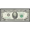 Image 1 : 1969C $20 Federal Reserve Note ERROR Gutterfold